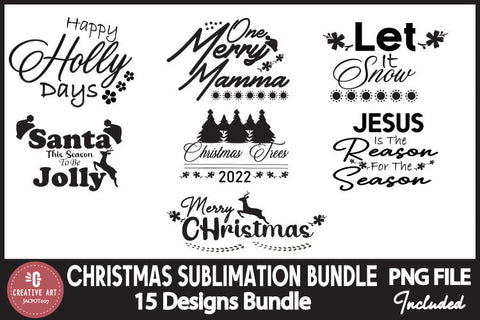 Christmas & Halloween Sublimation Bundle PNG-Christmas PNG Sublimation jacpot007 