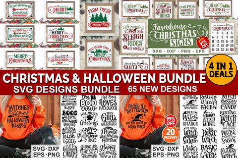 Christmas & Halloween SVG Bundle SVG fokiira 