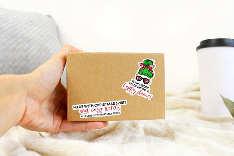 Christmas Handmade Business Sticker Bundle Sublimation DIYxe Designs 