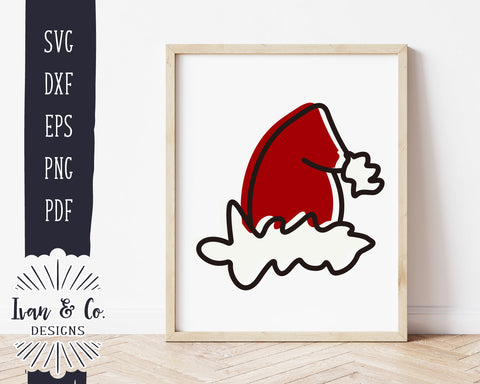 Christmas Hat SVG Files | Farmhouse Christmas Svg | Funny Christmas Svg | Commercial Use | Digital Cut Files (1217408907) SVG Ivan & Co. Designs 