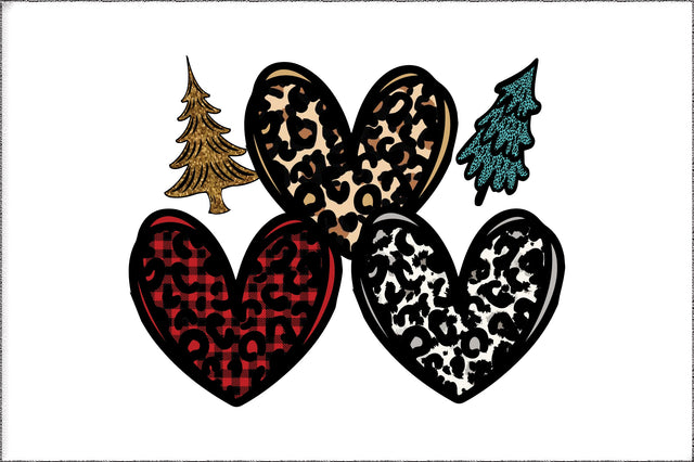 Christmas Hearts Sublimation Sublimation Jagonath Roy 