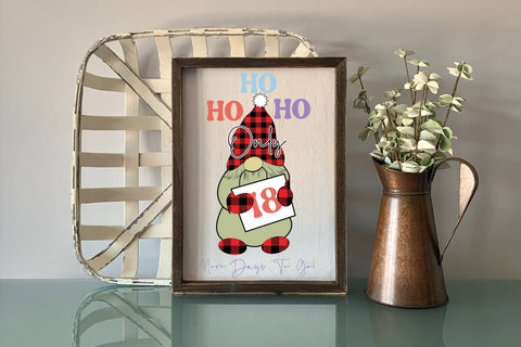 Christmas Ho Ho Ho Countdown Sublimation Sublimation CraftLabSVG 