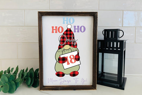Christmas Ho Ho Ho Countdown Sublimation Sublimation CraftLabSVG 