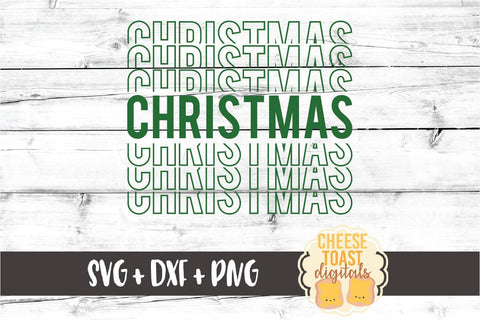 Christmas - Holiday Mirror Word SVG PNG DXF Cut Files SVG Cheese Toast Digitals 