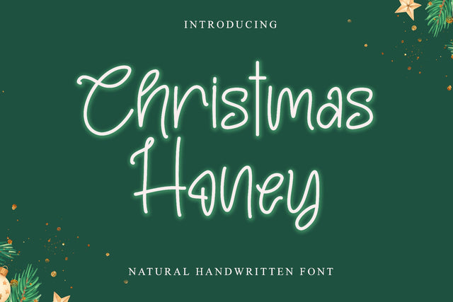 Christmas Honey Font Afandi Studio 