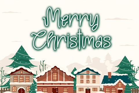 Christmas Honey Font Afandi Studio 