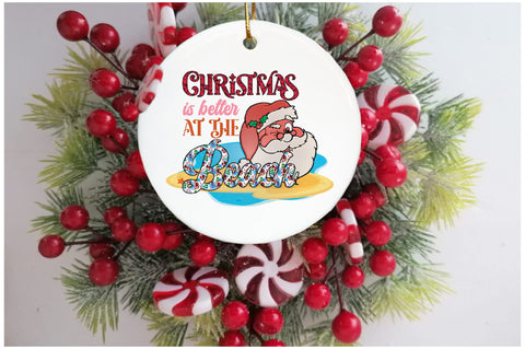 Christmas in July Better at the Beach Sublimation Sublimation Jagonath Roy 