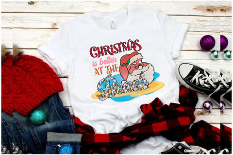 Christmas in July Better at the Beach Sublimation Sublimation Jagonath Roy 