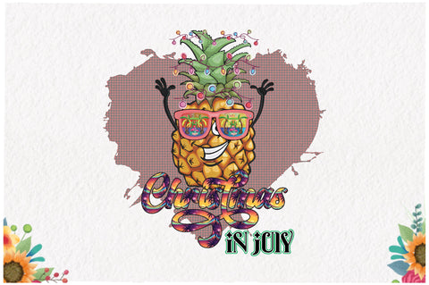 Christmas in July Dabbing Pineapple Sublimation Sublimation Jagonath Roy 