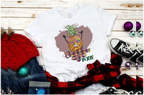 Christmas in July Dabbing Pineapple Sublimation Sublimation Jagonath Roy 