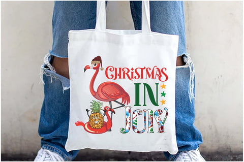 Christmas in July Flamingo Summer Lover Sublimation Sublimation Jagonath Roy 
