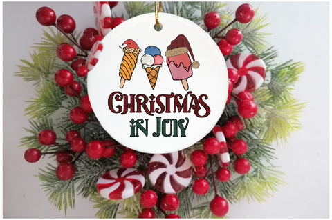 Christmas in July Funny Ice Cream Sublimation Sublimation Jagonath Roy 