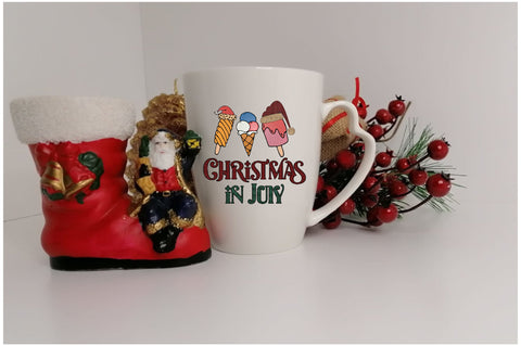 Christmas in July Funny Ice Cream Sublimation Sublimation Jagonath Roy 