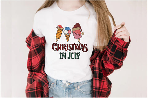 Christmas in July Funny Ice Cream Sublimation Sublimation Jagonath Roy 