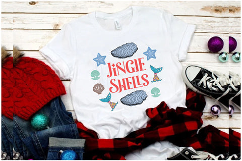 Christmas in July Jingle Shells Sublimation Sublimation Jagonath Roy 