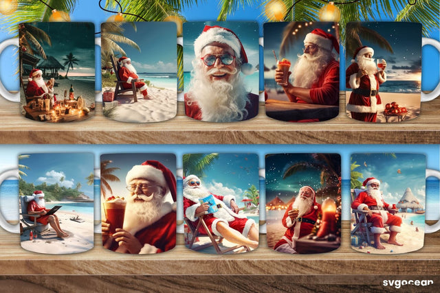 Christmas in July Mug Sublimation Sublimation SvgOcean 
