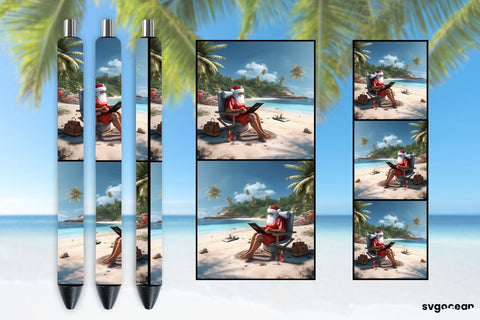 Christmas in July Pen Sublimation Sublimation SvgOcean 