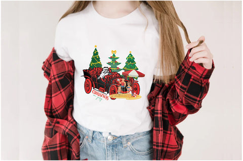 Christmas in July Santa Camping Car Sublimation Sublimation Jagonath Roy 