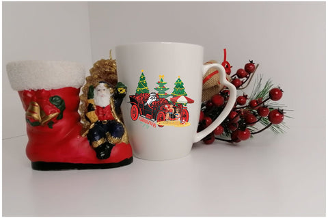 Christmas in July Santa Camping Car Sublimation Sublimation Jagonath Roy 