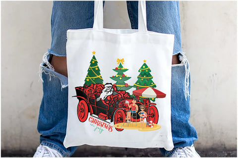 Christmas in July Santa Camping Car Sublimation Sublimation Jagonath Roy 