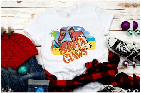 Christmas in July Santa Claws Sublimation Sublimation Jagonath Roy 