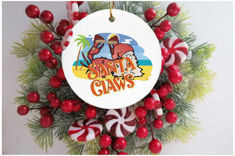 Christmas in July Santa Claws Sublimation Sublimation Jagonath Roy 