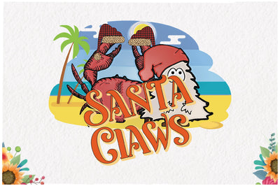 Christmas in July Santa Claws Sublimation Sublimation Jagonath Roy 
