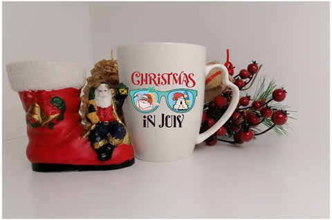 Christmas in July Santa Sunglasses Sublimation Sublimation Jagonath Roy 