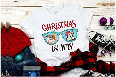 Christmas in July Santa Sunglasses Sublimation Sublimation Jagonath Roy 