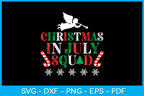 Christmas In July Squad SVG PNG PDF Cut File SVG Creativedesigntee 