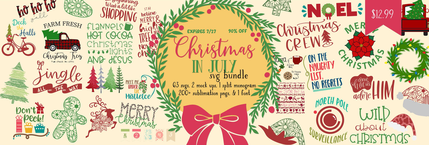Christmas In July SVG Bundle
