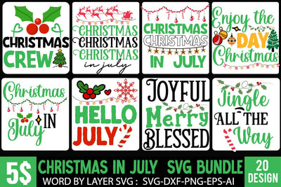Christmas In July SVG Bundle, Christmas in July Sublimation Bundle, 20 Christmas SVG Design, Christmas Tree Bundle, Christmas SVG bundle Quotes ,Christmas CLipart Bundle, Christmas SVG Cut File Bundle SVG BlackCatsMedia 