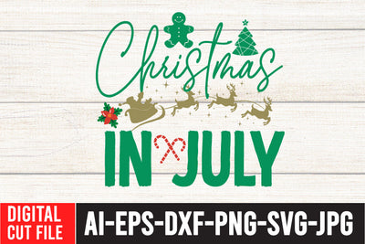 Christmas in July SVG Cut File , Christmas in July SVG Cut File SVG Quotes SVG BlackCatsMedia 