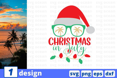 Christmas in July SVG Cut File SVG SvgOcean 