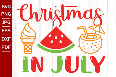 Christmas In July SVG | Summer Quotes SVG | Christmas SVG SVG SeventhHeavenStudios 