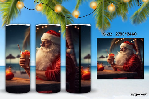 Christmas in July Tumbler Sublimation Sublimation SvgOcean 