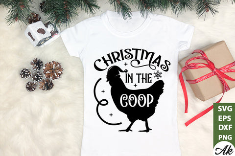 Christmas in the coop SVG SVG akazaddesign 