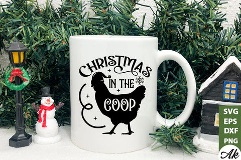 Christmas in the coop SVG SVG akazaddesign 