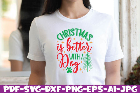 christmas is better with a dog SVG farhad farhad 