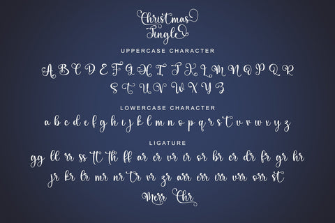 Christmas JIngle Font Letterara 