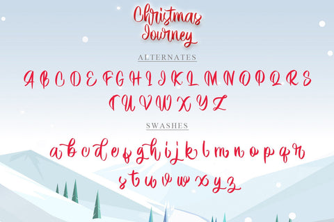 Christmas Journey Font Letterara 