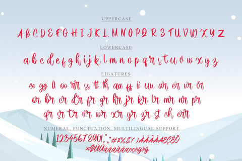 Christmas Journey Font Letterara 