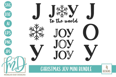 Christmas Joy Mini Bundle SVG Morgan Day Designs 