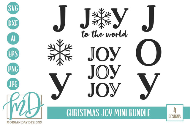 Christmas Joy Mini Bundle SVG Morgan Day Designs 