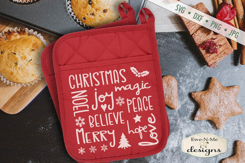 Christmas Joy Subway - peace - believe - hope - SVG SVG Ewe-N-Me Designs 