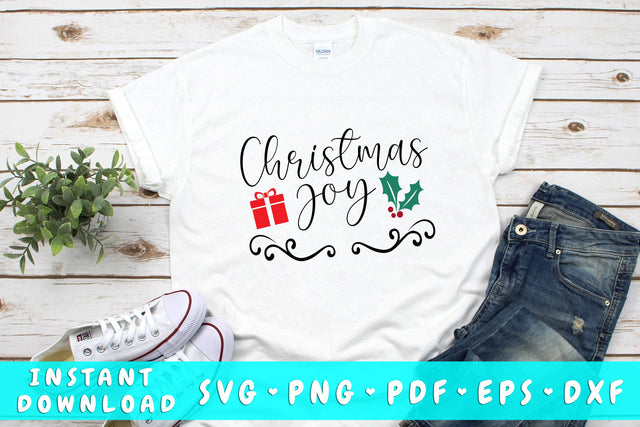 Christmas Joy SVG, Christmas Quote SVG SVG HappyDesignStudio 
