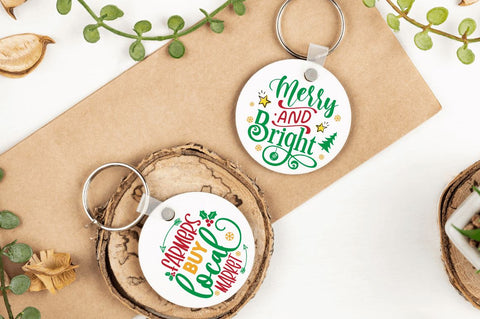 Christmas keychain SVG Bundle SVG Regulrcrative 