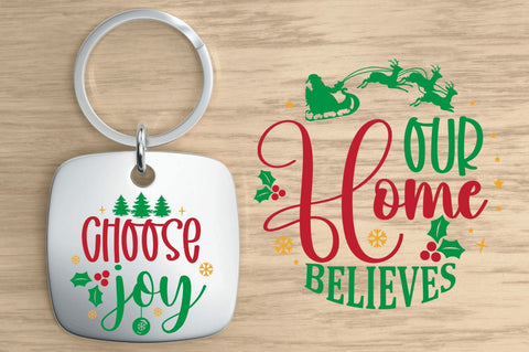 Christmas keychain SVG Bundle SVG Regulrcrative 
