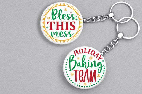 Christmas keychain SVG Bundle SVG Regulrcrative 