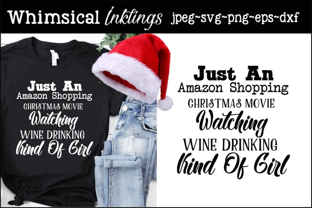 Christmas Kind Of Girl SVG SVG Whimsical Inklings 